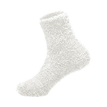 Socks for Women Women's Winter Fleece-Lined Cotton Socks - Thickened for Warmth White,One Size