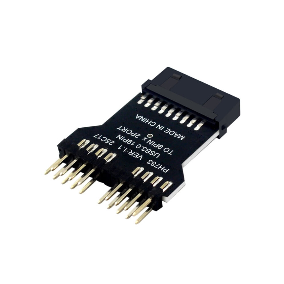 Usb 3.0 To Dual Usb 2.0 Adapter For Motherboard Header And Light 908436693844