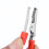 100 Pcs 50mm Plastic Handle Test Probe Metal Alligator Clips 8