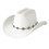 Καπέλο Western Cowboy με τιρκουάζ αλυσίδα, φαρδύ γείσο, unisex 1