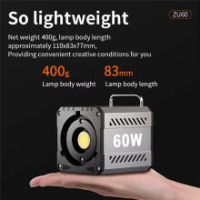 60W Griff Fotostudio-Licht COB 2700-7500K Dimmbare LED-Videoleuchten für Vlog Fotostudio Film Livstreaming US-Stecker