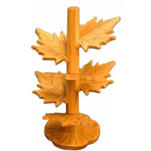 Maple Wood Trivet Set Heat-Resistant 25x25x31cm