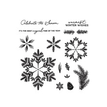 Easy Christmas Metal Die with Clear Silicone Stamp for Scrapbooking