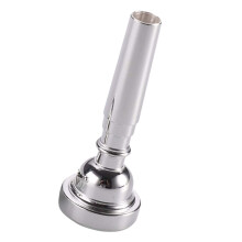 Professional Brass Trumpet Mouthpiece Silver Plated Trumpet Mouthpiece Brass Instrument Accessories for Daily Practice