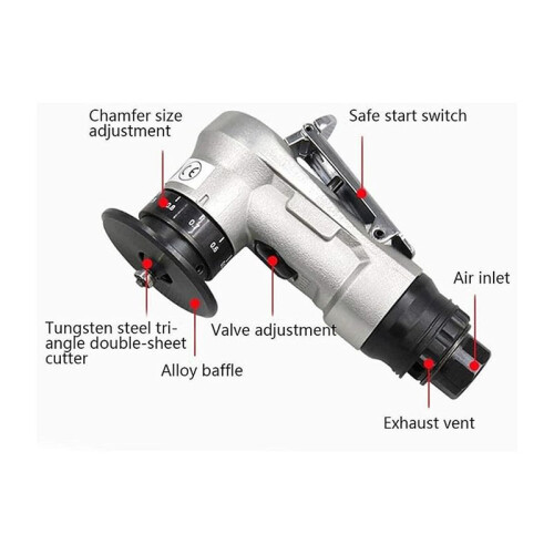 Chamfering  Deburring Metal 30000rpm Circular , 45 Degree Tile Pneumatic Chamfering Tool,for Chamfering Metal 2