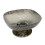 Pedestal Drainer Fruit Bowl Container Organizer Decorative Dessert Display Plate Black Silver 1