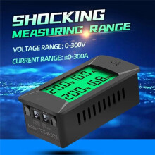 DigitalVoltage Current Meter Power Detector Voltage Detector Monitor Tester DC0-300V 300A LCD Power Meter PZEM-025
