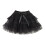 Lagdelt tutu-nederdel i sort mesh-satin til piger 1