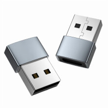 USB 2.0 Male to Type-C Female Adapter 2 Pack