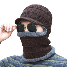 Herren-Wintermütze, warm, leicht elastisch, für den Außenbereich