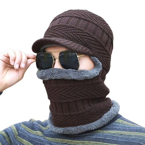 Herren-Wintermütze, warm, leicht elastisch, für den Außenbereich