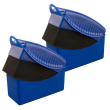 Tire Dressing Applicator Pad, Wheel Shine Sponge Brush, Ergonomic Detailing Tool