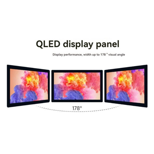 Waveshare 9 Polegadas QLED Quantum Dot Touch Screen 1280x720 Pixels Painel de Vidro Temperado Interface Compatível com para  Display Plug EUA 1