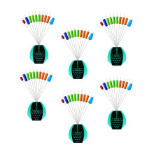 Fishing Bobbers Space Bean Float Stops Fishing Silicone Bobbers Beads Stopper Connectors for Fishing Rigging Floating