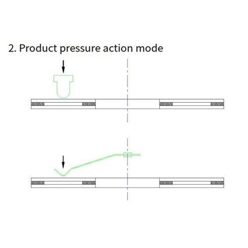 Thin Film Pressure Sensor High Sensitivity Quick Response Resistive Film Position Sensor 0.2V-0.8V Highly Conductive 2