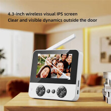 M15 Video Wireless Electronic Doorbell Outdoor Monitoring Video Tape Infrared Night Vision Home Voice Intercom EU-PLUG A