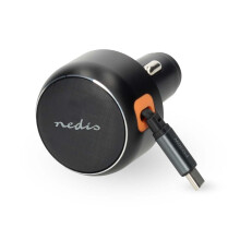 Nabíjačka do auta s USB-C, 30 W, navíjací kábel, automatické nastavenie napätia