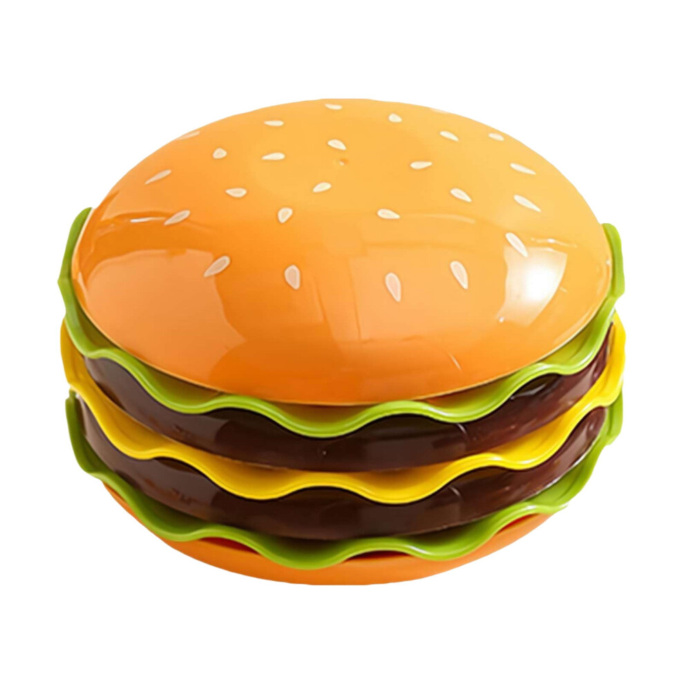 Hamburger-Shaped PP Dinnerware Set, Stackable