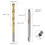 Drill Bit Set,M5 X 0.8 Straight Flute Thread Taps and 4.2mm Twist Drill Bits Titanium Coated, HSS6542 Threading Tools 6