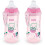 Spill Proof Sippy Cup Pink 10 oz 2 Pack 8+ Months BPA Free 1