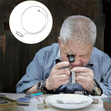 8Pcs Cord Holders, Magnifier Loupe Holder Watchmakers, Loupe Lens Headband, Jewellers Eyeglass Holder Heads Band