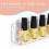 Nagellacksdisplayställ Akrylvägg med Avtagbara Sidopaneler Fingerväggmonterat Displayställ 3
