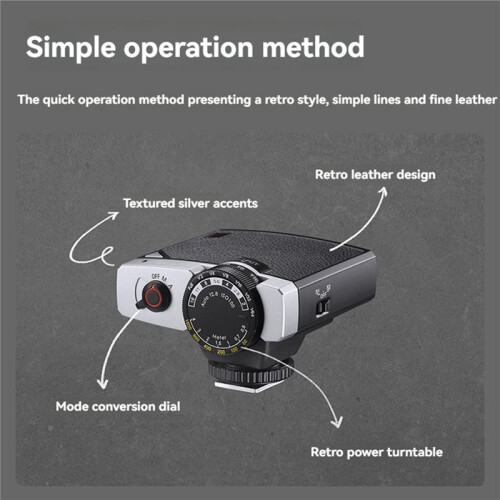 Lux Junior Camera Flash 6000K200K 7 Levels Flash Speedlite Trigger for      Camera