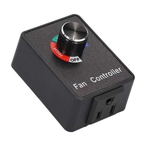 120V Stepless Speed Controller, Governor Pointer Display Fit for Fans Lights Power Tools, Motor Equipment US Plug