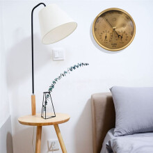 3-In-1 Dial Barometer Thermometer Hygrometer for Home, Wall Decor, Baby Room, Fishing (Gold)