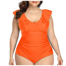 Damesbadpakken uit één stuk met buikcorrigerend effect, zwemjurk, bescheiden zwemrokje, badpak, mesh badkleding 2025