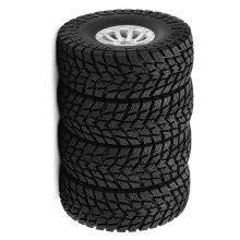 4RC-auton renkaat, 1/10-mittakaavan simulaatiopyörä, helppo asentaa tela-alustaisille kuorma-autoille
