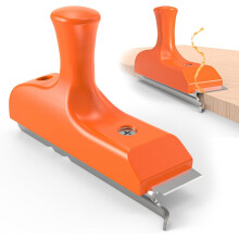 3-in-1 Edge Banding Trimmer for Arc/Right Angle/Rounded Corners, Stainless Steel Blades, Glue Brushing Tool – Compatible with Standard Edge Banding
