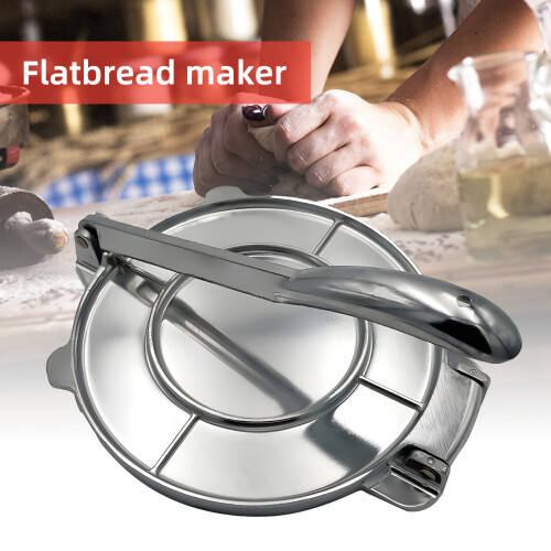 Tortilla Presse Metall 20cm Ergonomisch