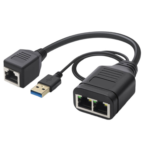 Διαχωριστής δικτύου 100Mbps Διαχωριστής Ethernet με τροφοδοσία USB, συμβατός με διάφορα