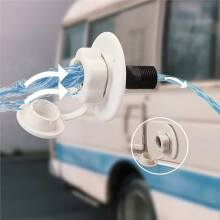 RV City Water Inlet, RV Water Inlet Connection with Check Valve,RV City Water Flange Inlet Replacement
