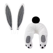 Osterhasen-Po-Kranz-Set – DIY-Willkommensschild mit Hasenohren, Cartoon-Wandbehang für die Haustür, Frühlings- und Osterdeko