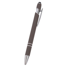 Stylo gel en métal – Encre noire fluide, rechargeable, corps en aluminium durable, design élégant pour les études et le bureau – Compatible
