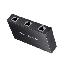2-porters nettverkssvitsjing splittervelger nettverkssvitsjing 2x1 Ethernet-nettverk 2-inn 1-ut 1-inn 2-ut
