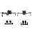 For  Mini5 PRO/4Pro Height-Raising Tripod Anti-Scratch Wear-Resistant No-Disassembly Folding Bracket Accessory 0.5cm 3