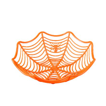 Halloweenská dekorácia Ovocný košík Arachnid Net Ovocný košík Úložný košík na občerstvenie