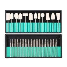 Set van 30 + 13 nagelfreesjes, 3/32" schacht, voor nagelkunstmachines – Compatibel met populaire nagelkunstmachines