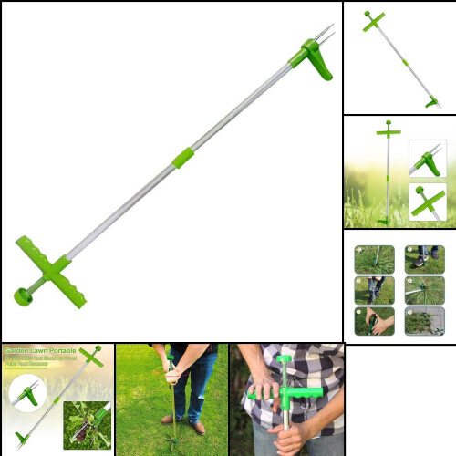 Handheld Puller, Comfortable Grip, Durable Aluminum Tube Design, Soil Loosening