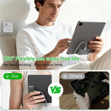 Magnetic Wireless Charger for 11inch, 18W Fast Charging Connector Charger, Aluminum Wireless Charging Pad