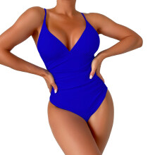 Damen-Badekleid aus Mesh mit Bauchkontrolle