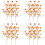 12Pcs Orange Artificial Pumpkin Branches Fall Picks for Vase Decor 5