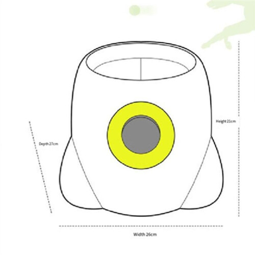 Dog Automatic  Launcher for Small or Medium Dogs, Interactive Dog  Throwing Machine,3 Balls Included.US Plug 2