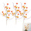 12Pcs Orange Artificial Pumpkin Branches Fall Picks for Vase Decor 10