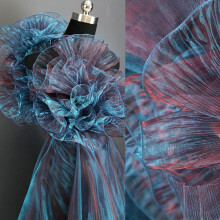 5 Yards Long 4.7 Inch Wide Retro Ruffle Pleated Chiffon Trim Dress Bag Decoration Tulle Fabric Applique Trimming Craft Sewing