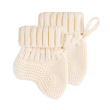 1 Pair Infant Warm Knitted Socks, Soft Breathable Baby Learning to Walking Socks for Indoor and Outdoor 0-6 Months