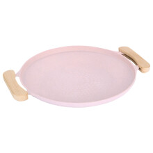 Multifuntional Cookware Grilling Plate Outdoor BBQ Pans Grilling Pans Aluminum Texture Suitable for Barbecue Enthusiasts